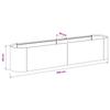Raised Garden Bed for Outdoor Use Weatherproof Steel 200 X 40 X 40 Cm