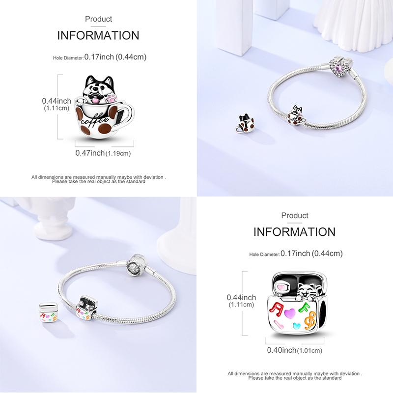 Copper Chocolate Camera Firefly Dog Cat Skeleton Charms Beads 3Mm Diy Fine Jewelry Gifts