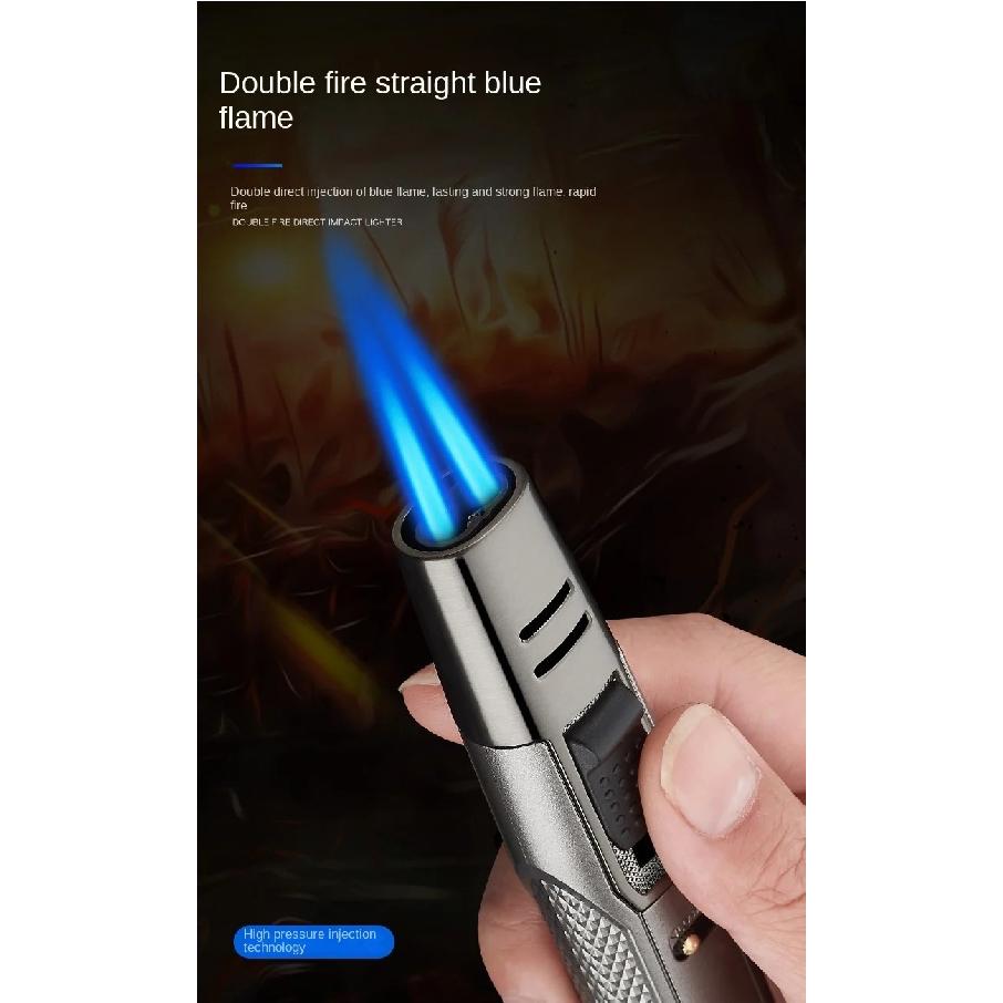 Mini Welding Gun Inflatable Lighter Windproof Kitchen Gas Ignition Point Cigar Inflatable Spray Gun Outdoor Barbecue Lighter