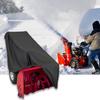 1PC Snow Thrower Cover 210D Oxford Fabric Heavy Duty Waterproof Electric Snow Blowers Cover With Drawstring Elastic Buckle