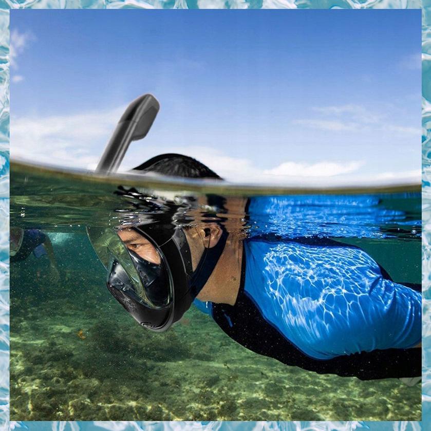 Full Face Swimming Diving Mask for Pool, Beach, L/XL