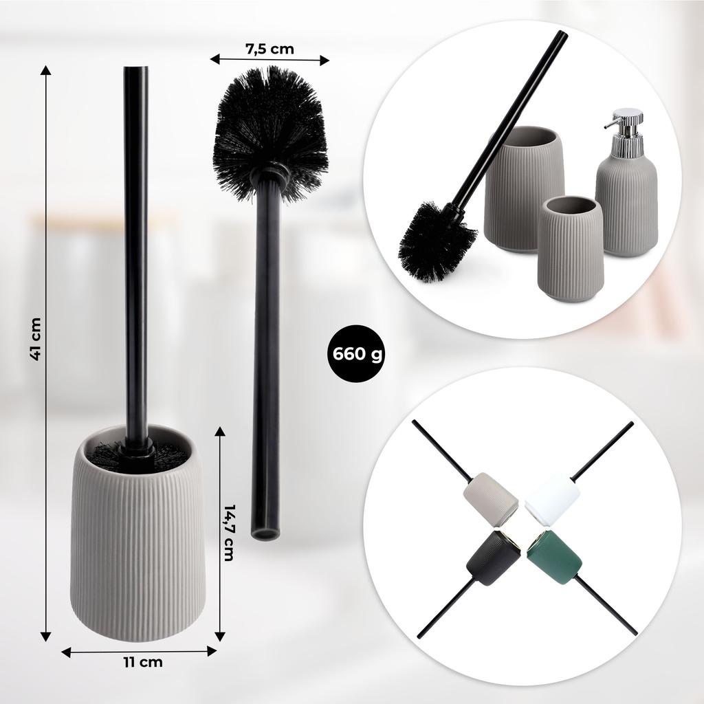 KADAX Mataro Toilet Brush with Container 41 Cm