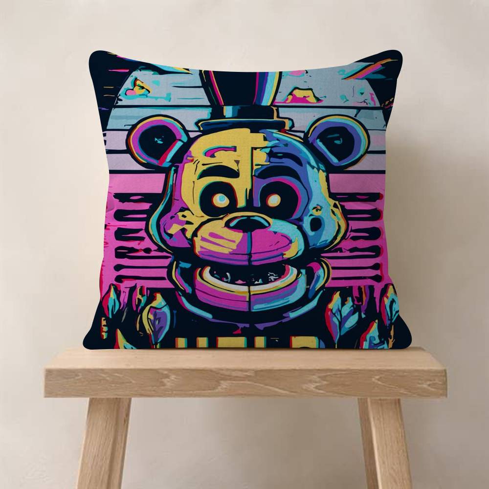 Movie Five NNights game At FFreddys Pillowcase toon Gift Cushion Cover Bedroom Home Sofa Chair Seat Decor pillow case