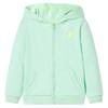 Children's Hoodie with Zipper Fastening, Light Green, 116