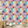 Ink Violet, Peach and Purple Wallpaper 50x1000
