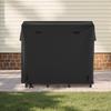 Firewood Rack with Waterproof Cover, 1.22m Outdoor Firewood Holder, 1/4 Cord Storage Metal Log Holder, 400lb Max Weight Capacity, Full Covered,