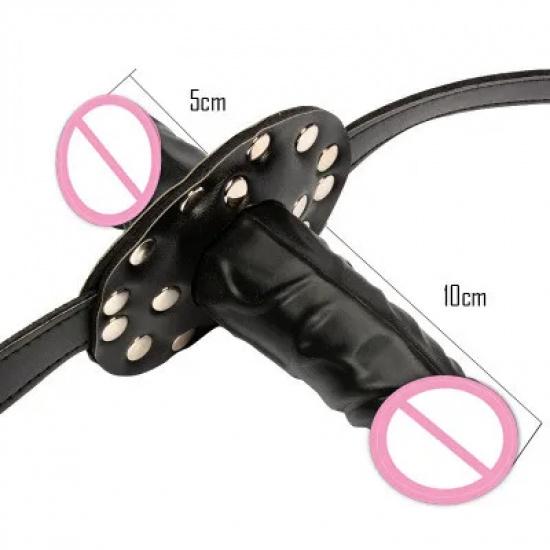 Double-Ended Mouth Gag Strapon Dildo Plug Bdsm Bondage Deep Throat Penis Harness Erotic Product Sex Toys for Couples Adult Games
