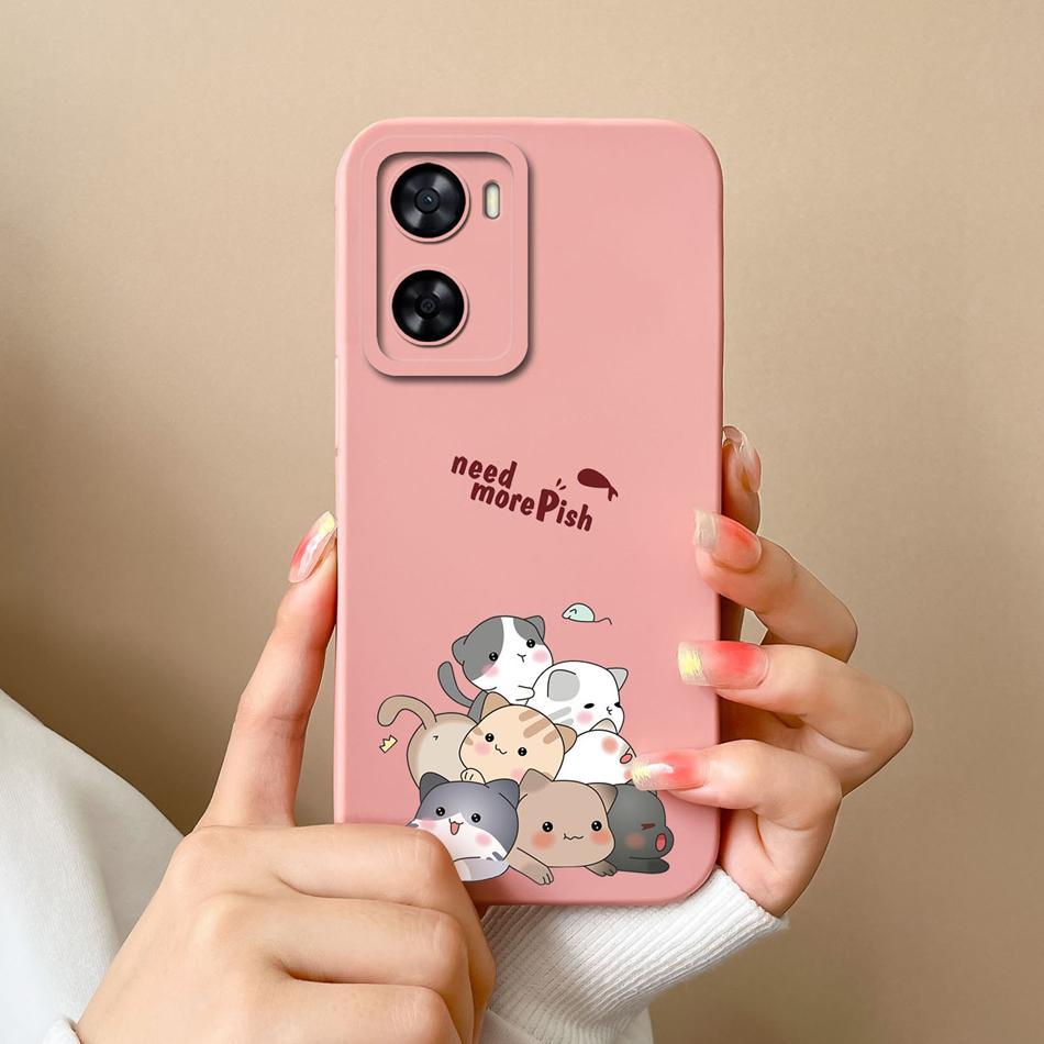Case For OnePlus Nord N20 SE N300 Cartoon Candy Back Cover For 1+ Nord N20SE N 300 Phone Cases Soft Liquid Silicone Bumper Capa