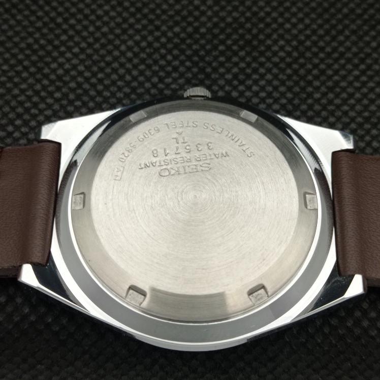 REFURBISHED VINTAGE SEIKO 5 AUTO 6309A JAPAN MENS D/D BROWN WATCH 593c-a314824-2 SKU593c-a314824