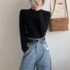 Women's Slim Fit High Neck Knitted Sweater: Versatile for Autumn and Winter