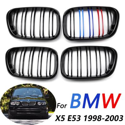 Front Hood Kidney Grille Bumper Black Shape Grill Fit For BMW E53 X5 Pre-LCI 1999-2003 Car Accessories Replacement Part