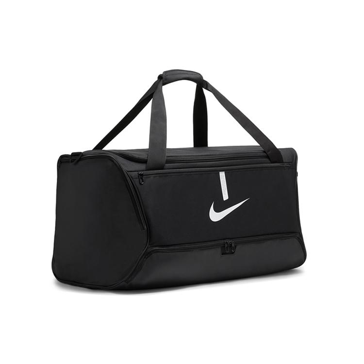 Nike Polyester One Shoulder Handbag, Travel Bag Large Unisex Black & White CU8089-010