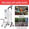 OEING Foldable Stair Climbing Grocery Cart