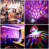 Portable Sound Activated Party Lights Battery Powered/USB Plug In Strobe Stage Par Light for Car Room Dance Parties Xmas Wedding
