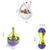 Cat  Mice Food Tumbler Cat Food Toy Ball Interactive Cat Food Feeder Leak Food Interesting Plastic Cat Food Dispenser Treat Toy