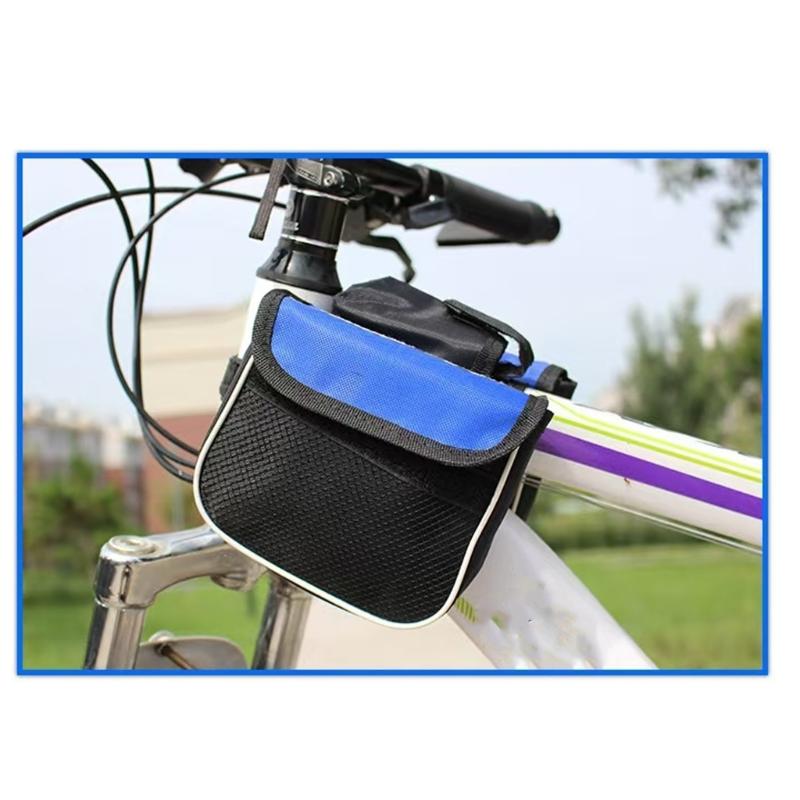 Bicycles Top Tube Bag, Cycling Frame Pouches Waterproof Bicycles Beam Pouches Front Crossbars Bag for Riding Sports