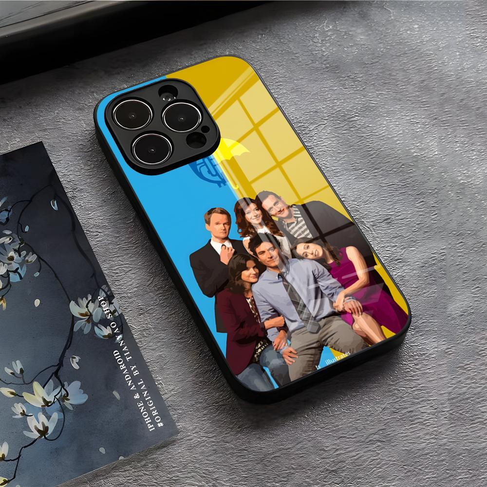 How I Met Your Mother Himym Handyhülle Für IPhone 17 Air 16 E Pro Max 15 14 13 Mini 12 Pro 11 Max Plus Schwarzes Glas Cover