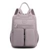 A Stylish And Simple Lightweight Nylon Leisure Backpack With Multi-pocket Backpacks For Men And Women Is Suitable For Schools