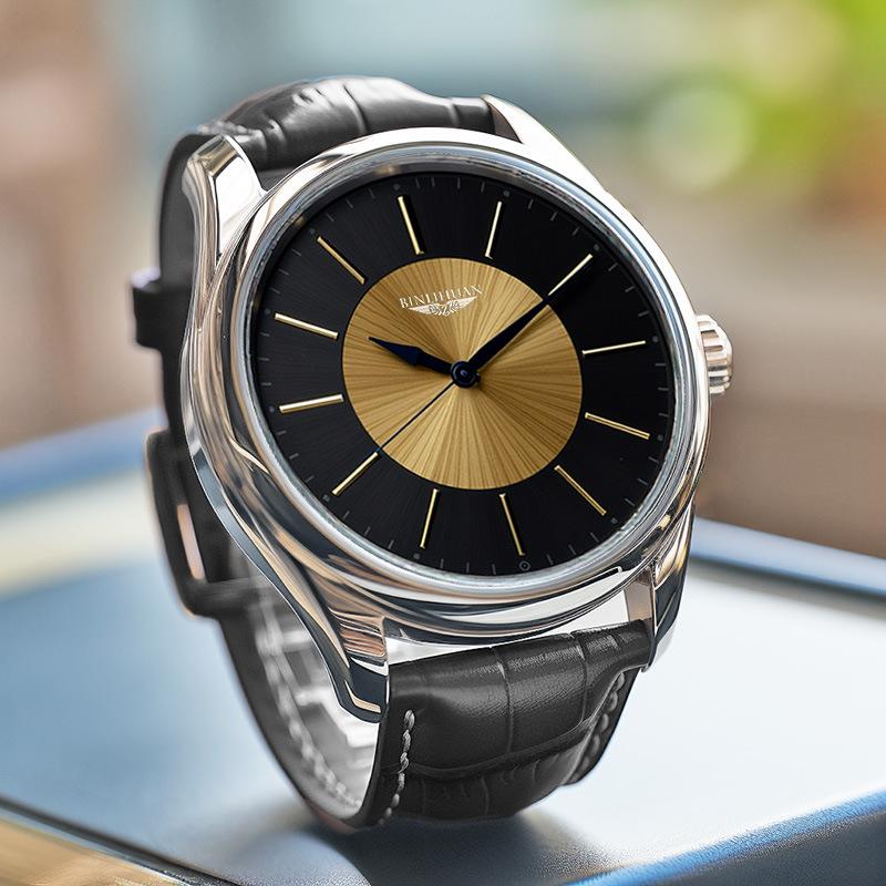 Simple Wristwatch Business Men Quartz Clock Leather Watches