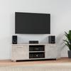 342618 vidaXL TV Stand Concrete Grey 120x40.5x35 Cm Engineered Wood