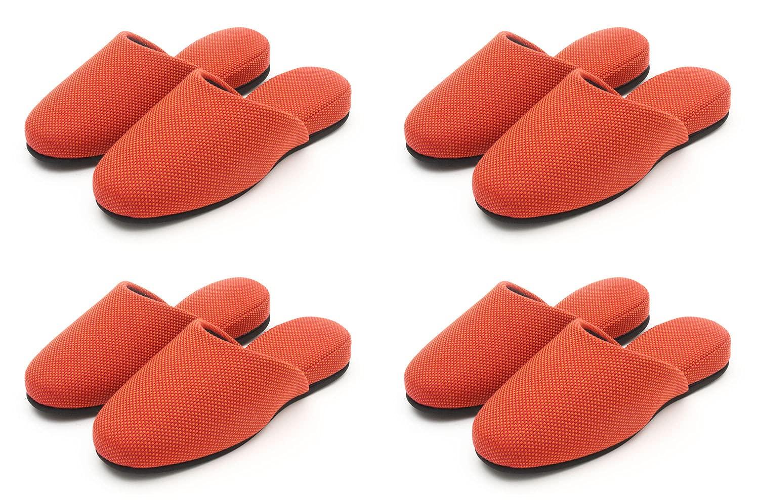 

Набор из 4 пар гостевых тапочек для подвешивания, M, [Домашняя обувь, Тапочки, Дом, Работа, Офис, Круглый год, Сезонные]