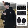 Camel Dilraba Style Outdoor 3-in-1 Down Windbreaker Jacket