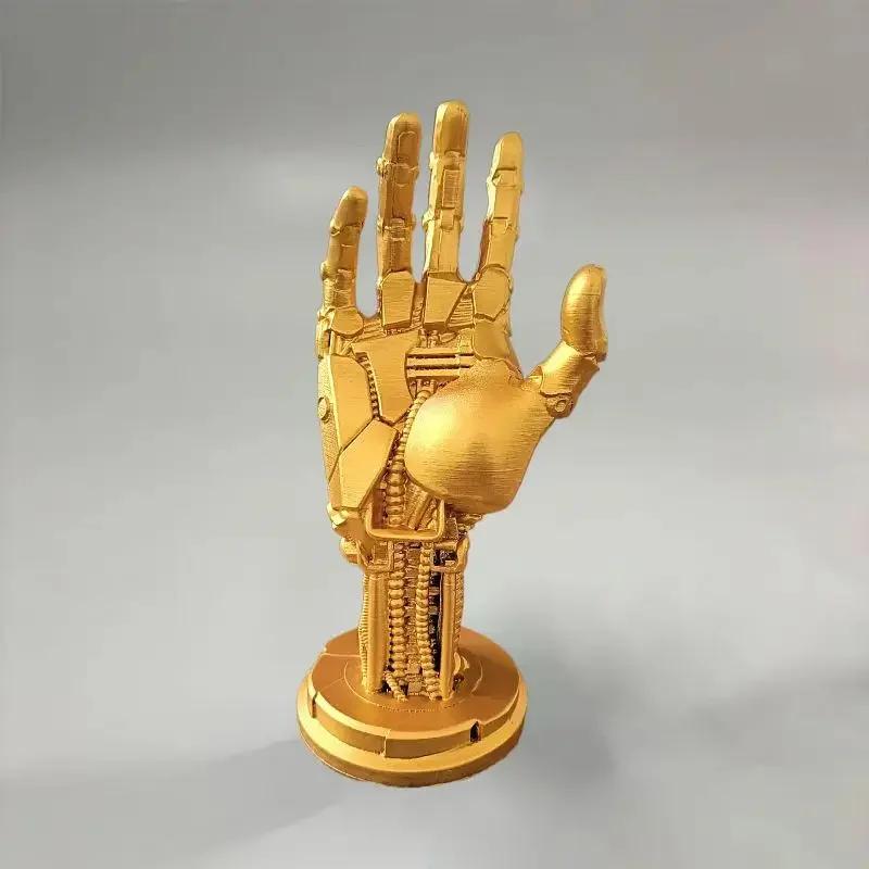 Cyberpunk Silverhand Mechanical Hand, Gaming Controller Holder Stand Punk Style Steampunk Modern Home Decor Resin Statue