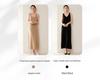 Elegant Korean-Style Knitted Cashmere Dress - Strappy, Slimming, and Luxurious Fashion Staple