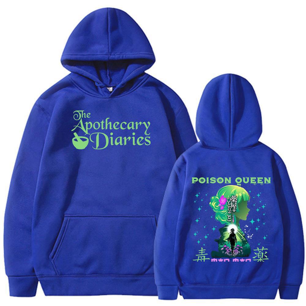 Anime The Apothecary Diaries Maomao Double Sided Print Hoodie Men Women Cartoon Casual Pullover Fleece Tracksuit