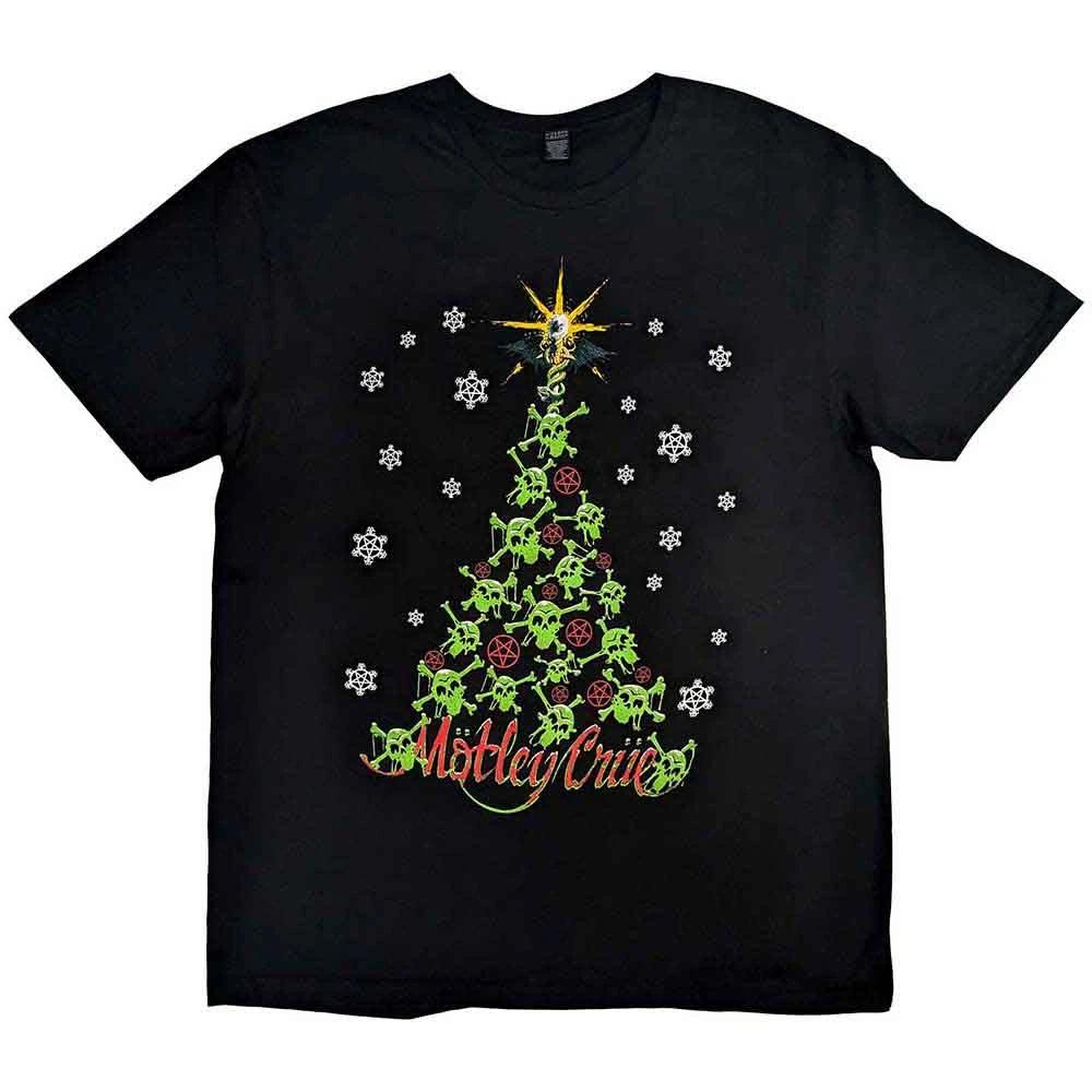 Motley Crue Xmas Crue Authorized Mens T-Shirt 3XL