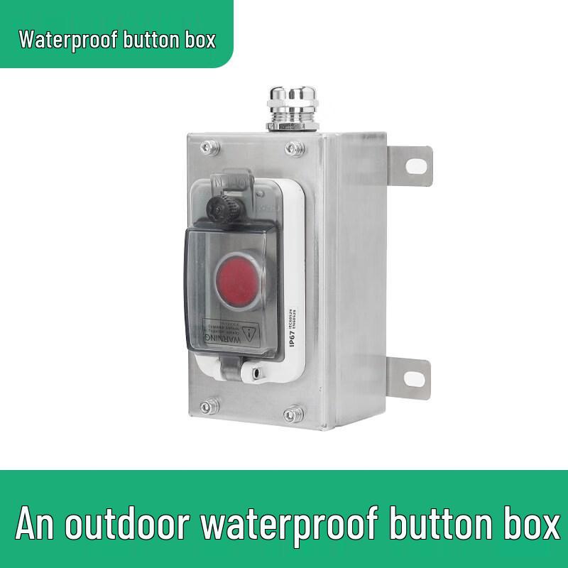 

Aokewen Outdoor Waterproof Emergency Stop Button Box