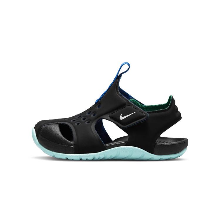 Nike Sunray Protect 2 BT Breathable Low top Toddler Shoes Black Green Infant And Toddler DM0973-013 22