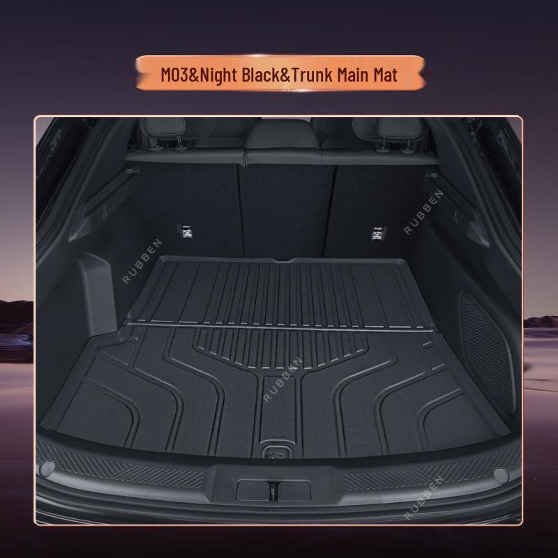 TPE Semi-Surround Trunk Mat for Xiaopeng G6/G7/M03/P7+ (Fits 25 Models)