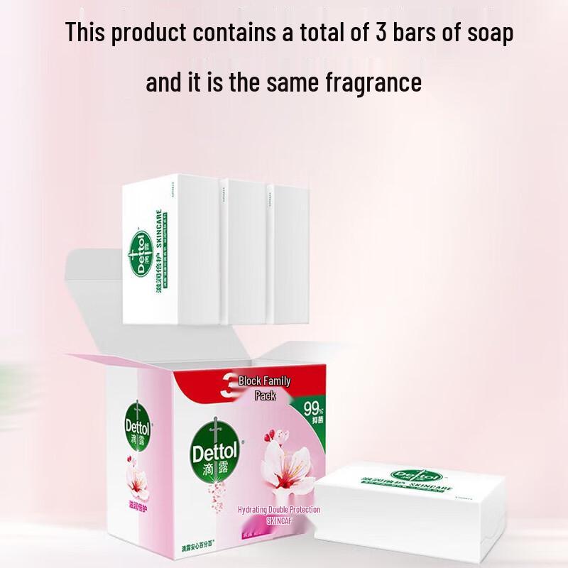 Dettol Healthy Antibacterial Soap 3-Pack