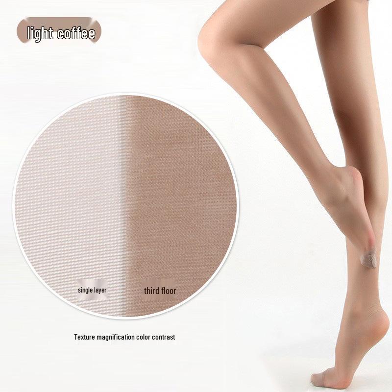 Women's Anti-Snag Flesh-Colored Stockings: Adjustable, Wear-Resistant, Sexy Black Silk & Natural Nude Pantyhose