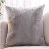 Large Cushion Cover Supersoft Corduroy Pillow Case Striped Decorative Pillow Cover For Bed Couch Sofa Spring Home Decor