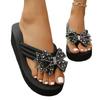 Damen Schuhe Dicksohlige Schwamm Sandalen Zehensandalen Strand Zehensandalen