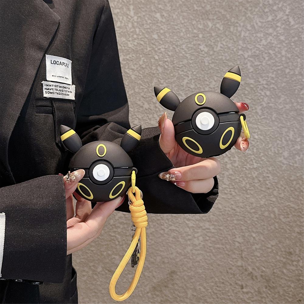 3D Umbreon Poké Ball Pocket Monsters Pokemon Earphone Case For Airpods 5 3 4 Pro 3 2 Wireless Bluetooth Headset Protective Cover