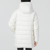 Nike Down Jackets Women's White Hooded Non Detachable Moderate Straight Fit DQ6874-133
