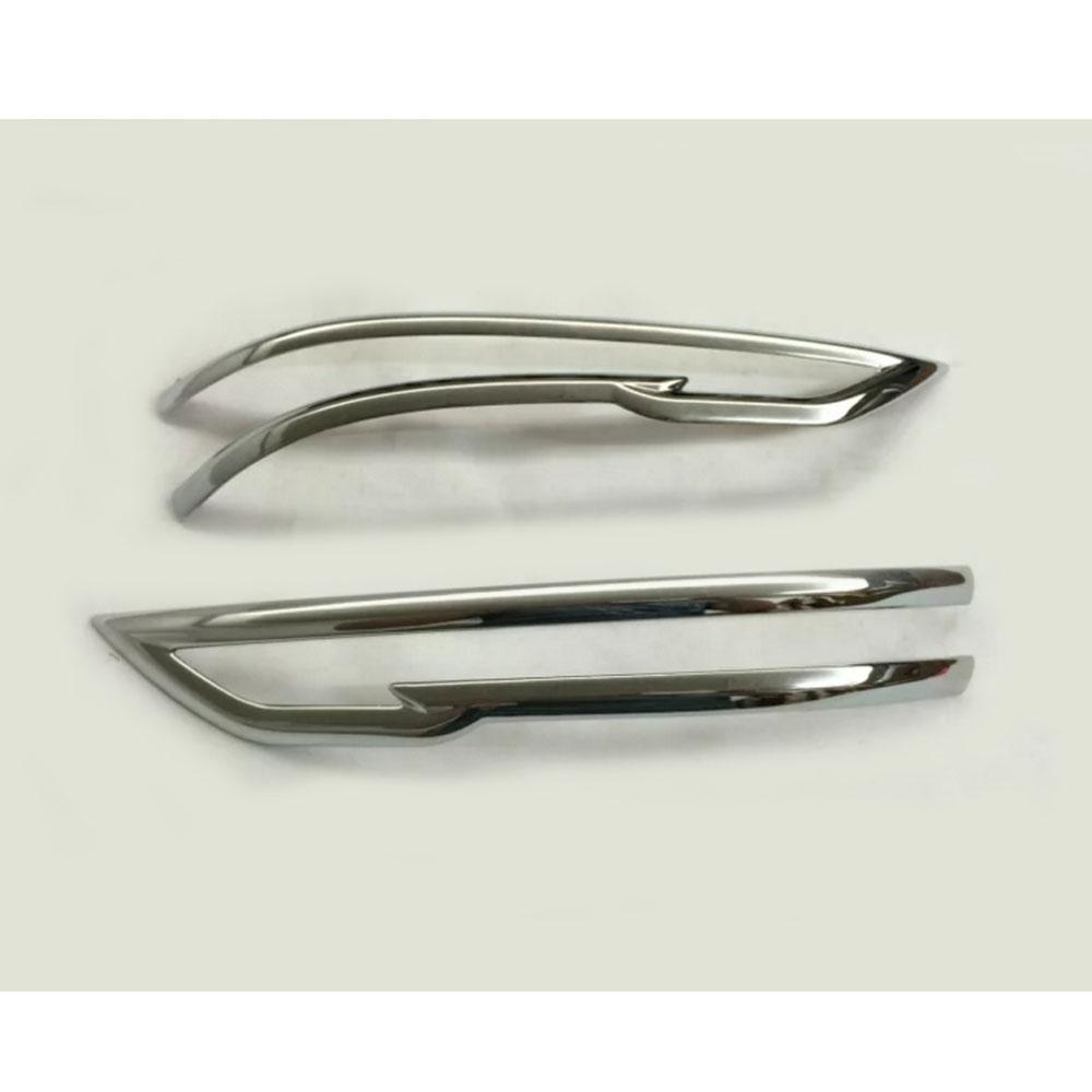 Car Rear View Side Mirror Stick Trim Frame Lamp Molding Eyebrow For Nissan X-Trail T32/Rogue 2014 2015 2016 2017 2018