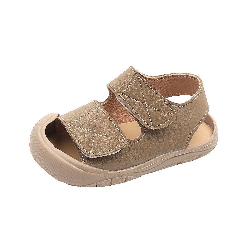 Baby Anti-Kollisions-Sandalen mit geschlossener Zehe – Schuhe mit weicher Sohle für Kleinkinder