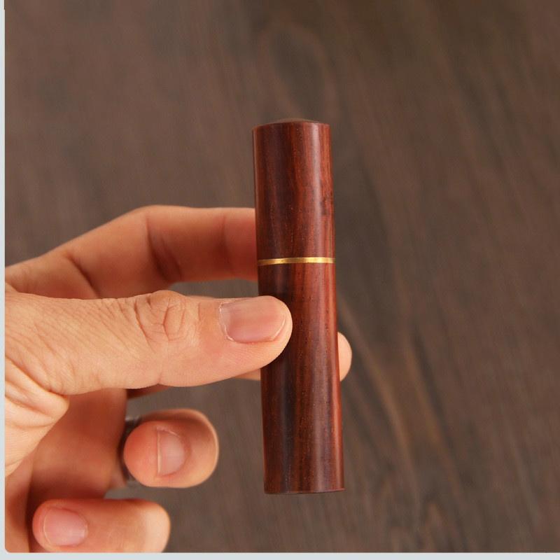 1ks Přenosný držák na párátka Dřevěná kreativní krabička na párátka Držák na párátka