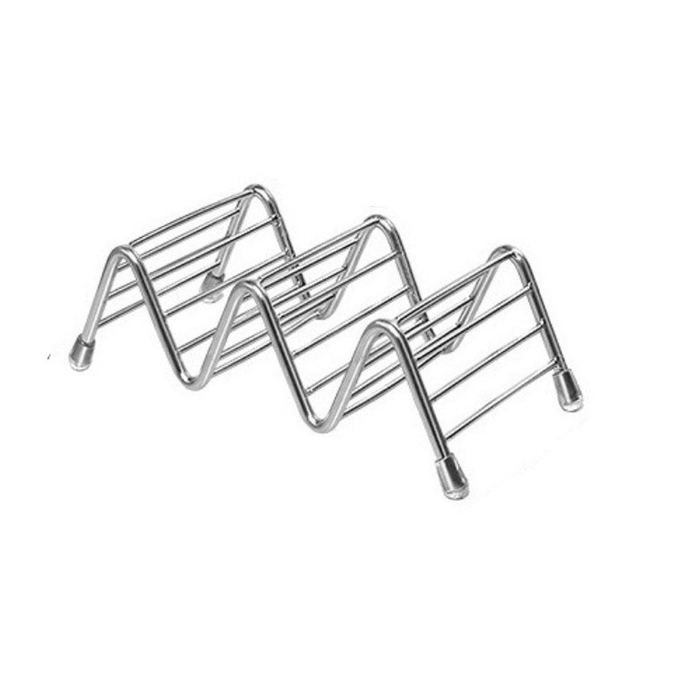 

Non-slip W-Shaped Soap Holder Space Saving Taco Holder Multi-functional Soap Dish Laundry No Tray