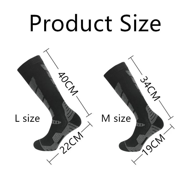 Professional Ski Socks Thick Cotton Sports Cycling Soccer  Men Women Moisture Absorption High Elastic Thermal Socks