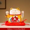 Ceramic Beckoning Lucky Cat Battery Powered Fortune Cat Waving Arm Maneki Neko Gift Idea Box Home Use Decoration Best Centerpiece 45