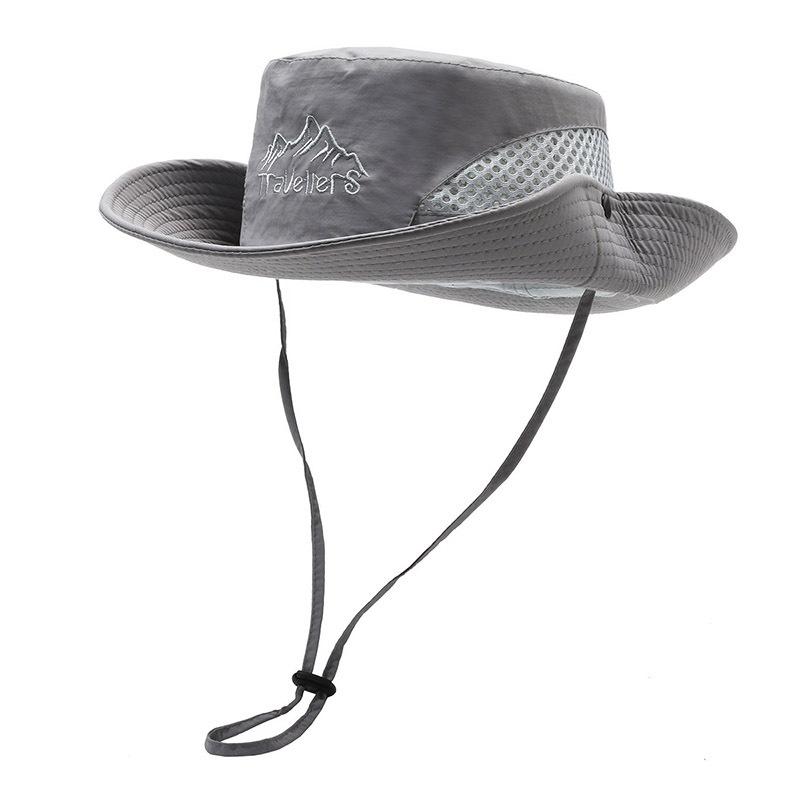 Spring And Summer New Outdoor Mountaineering Jungle Hat Men'S Travel Fishing Sunshade Sun Protection Hat Casual Men'S Bucket Hat