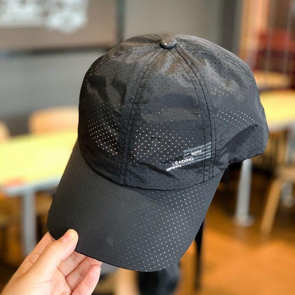 Adjustable Mesh Baseball Hat Summer Men Baseball Cap Fashion Mesh Sports Cap  Male