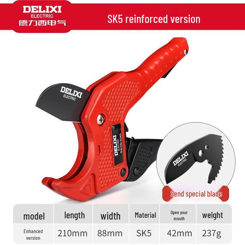 DELIXI Professional PPR & PVC Pipe Cutter