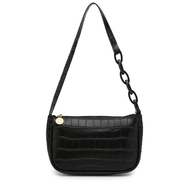 Hobo armpit bag ladies handbags crocodile pattern armpit bag fashion Internet celebrity ladies shoulder bag