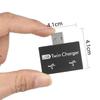White External Splitter 2 Port USB Splitter USB Charger Hub Micro USB Power Port Multi-port Adapter